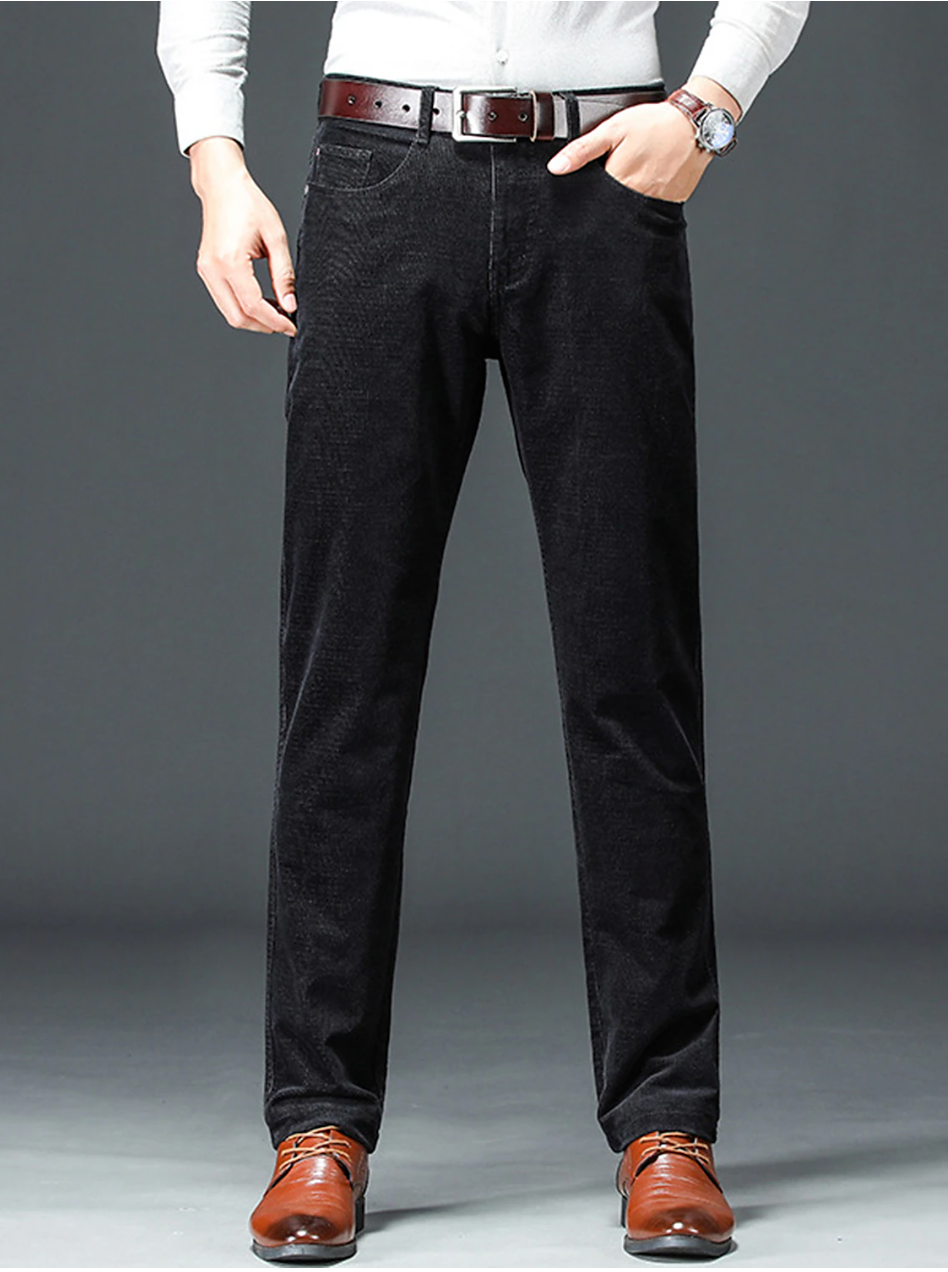 Men's Slim Fit Corduroy Trousers | Stretch