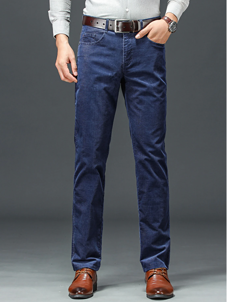 Men's Slim Fit Corduroy Trousers | Stretch