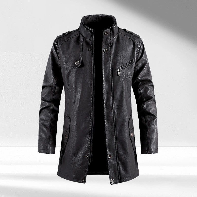 Men’s Jacket with Stand-Up Collar