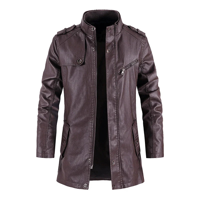 Men’s Jacket with Stand-Up Collar